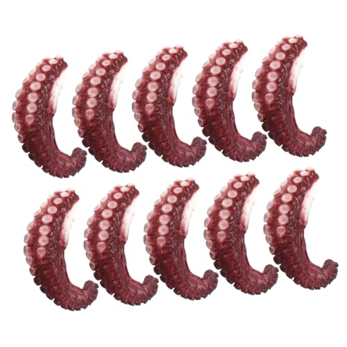 minkissy 10 Stück Teiliges Fake Octopus Modell aus Hochwertigem Realistische Meereskrake Simulation Glatte Oberfläche Vielseitige Deko für Sushi Läden Fotografie und Party Arrangements minkissy 10 Stück Teiliges Fake Octopus Modell aus Hochwertigem Realistische Meereskrake Simulation Glatte Oberfläche Vielseitige Deko für Sushi Läden Fotografie und Party Arrangements von minkissy