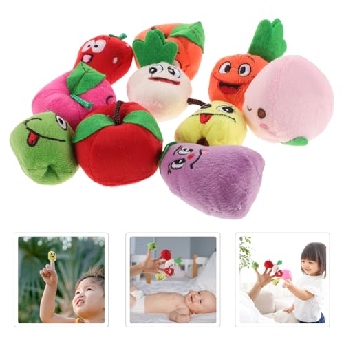 minkissy 10 Stück Obst Fingerpuppen für Kinder Weiche Cartoon Handfingerpuppen Interaktives Spielzeug zur Sprachentwicklung minkissy 10 Stück Obst Fingerpuppen für Kinder Weiche Cartoon Handfingerpuppen Interaktives Spielzeug zur Sprachentwicklung von minkissy