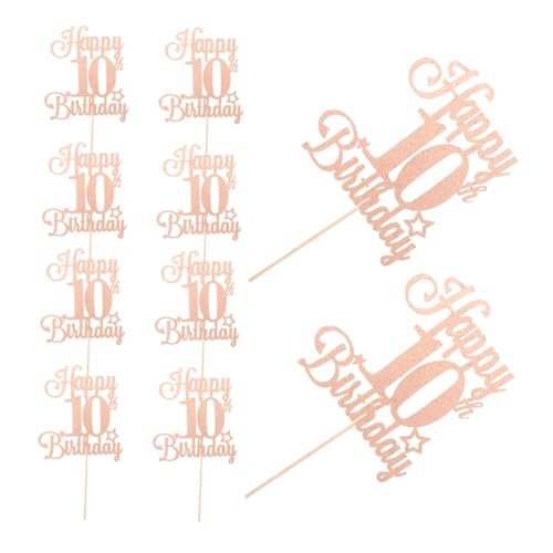 minkissy 10 Stück Teiliges Glitzer Geburtstags Cupcake Toppers Glänzende Kuchenstecker für Geburtstag Hochzeit Jubiläum Vielseitige Partydeko minkissy 10 Stück Teiliges Glitzer Geburtstags Cupcake Toppers Glänzende Kuchenstecker für Geburtstag Hochzeit Jubiläum Vielseitige Partydeko von minkissy
