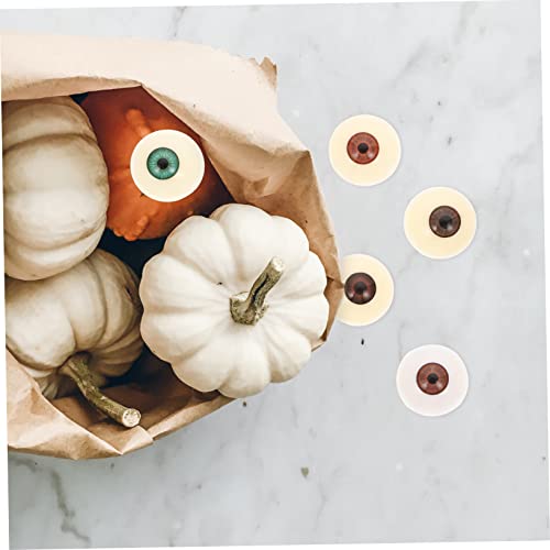 minkissy 10 Stück Teiliges Halloween Augen aus Langlebigem Realistische Puppenaugen für Gruselige Deko für Halloween Partys Outdoor Dekoration und Foto Requisiten von minkissy