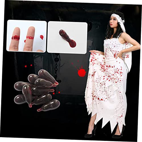minkissy 10 Stück Teiliges Halloween Fake Blood Pills Sicherer Ungiftiger Kunstblut Kapseln Prank Toy für Horror Cosplay Party Requisiten Ab Jahren für Halloween April Fools Spaß minkissy 10 Stück Teiliges Halloween Fake Blood Pills Sicherer Ungiftiger Kunstblut Kapseln Prank Toy für Horror Cosplay Party Requisiten Ab Jahren für Halloween April Fools Spaß von minkissy