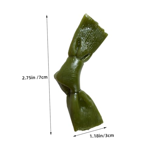 minkissy 10 Stück Teiliges Künstliches Seetangknoten Spielset Langlebiges Sicheres und Vielseitiges Dekorationsmodell für Kinderküchen Puppenhäuser Aquarium und Teichpflanzen Ornamente von minkissy