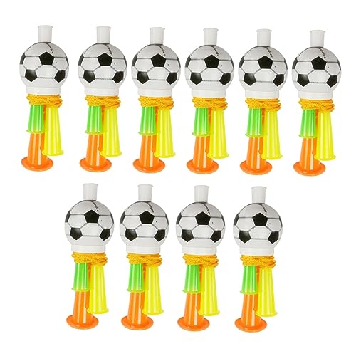 minkissy 10 Stück Teiliges Kunststoff Fußball Hörner Lauter Geräuschmacher für Sportveranstaltungen Cheerleading und Fanfaren für Partys Leuchtende Farben für Mehr Aufmerksamkeit minkissy 10 Stück Teiliges Kunststoff Fußball Hörner Lauter Geräuschmacher für Sportveranstaltungen Cheerleading und Fanfaren für Partys Leuchtende Farben für Mehr Aufmerksamkeit von minkissy