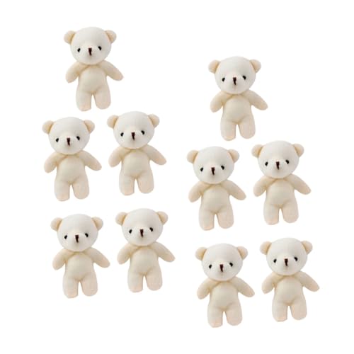 minkissy 10 Stück Teiliges Mini Bär Stofftier Tragbar Kleine Niedliche Bärenanhänger für Schlüsselanhänger DIY Deko für Geburtstag und Freunde minkissy 10 Stück Teiliges Mini Bär Stofftier Tragbar Kleine Niedliche Bärenanhänger für Schlüsselanhänger DIY Deko für Geburtstag und Freunde von minkissy