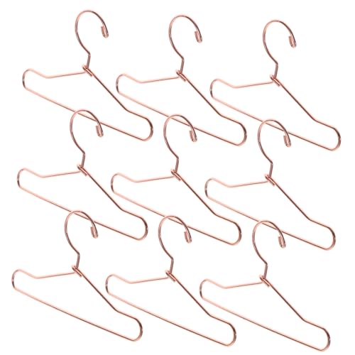 minkissy 10 Stück Teiliges Mini Metall Puppenkleiderbügel Rosegold Stabile Einfache Aufhänger für Puppenkleidung zur Organisierten Aufbewahrung im Puppenschrank minkissy 10 Stück Teiliges Mini Metall Puppenkleiderbügel Rosegold Stabile Einfache Aufhänger für Puppenkleidung zur Organisierten Aufbewahrung im Puppenschrank von minkissy