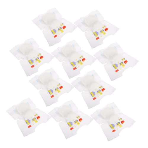 minkissy 10 Stück Teiliges Mini Puppenwindeln Realistische Puppenzubehör Niedliche Kleine Windeln für Rollenspiele und Pädagogisches Fürsorge und Kreativität minkissy 10 Stück Teiliges Mini Puppenwindeln Realistische Puppenzubehör Niedliche Kleine Windeln für Rollenspiele und Pädagogisches Fürsorge und Kreativität von minkissy