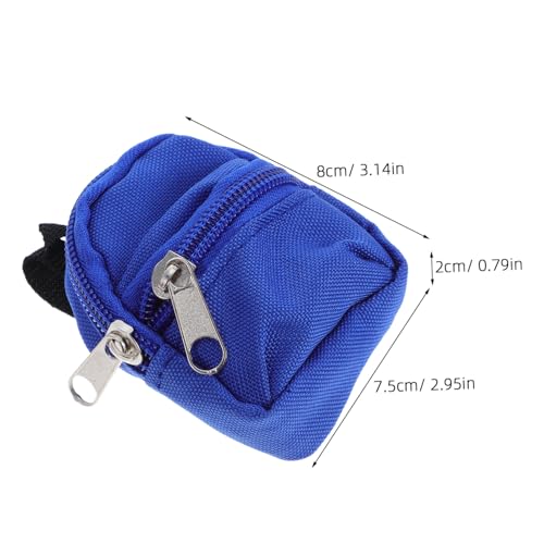 minkissy 10 Stück Teiliges Mini Rucksack für Puppen mit Funktionalem Reißverschluss Kompakte Mini Schulranzen Leichte Tragetaschen für Puppenzubehör für Rollenspiele und Ausflüge von minkissy