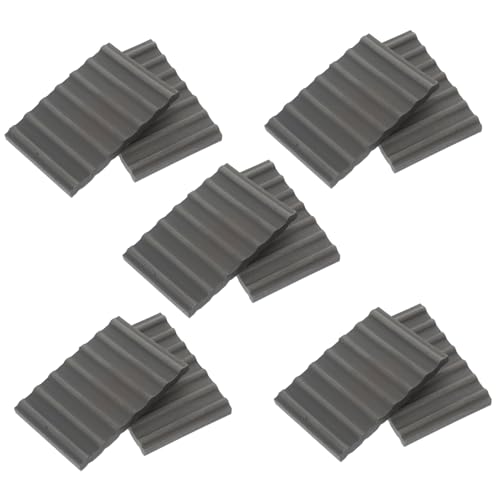 minkissy 10 Stück Teiliges Mini Ziegelsteine Realistische Miniatur Backsteine für DIY Modellbau Gartenornament Passend für Sandtisch Architektur Vielseitig für Bastelprojekte und Mini von minkissy