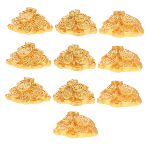 minkissy 10 Stück Teiliges Miniatur - Kreative Resin-münzmodelle Winzige Schatzmünzen für Puppenhaus-dekor Detailreiche Mikro-landschaftsdekoration für Neujahrs Bastelprojekte minkissy 10 Stück Teiliges Miniatur - Kreative Resin-münzmodelle Winzige Schatzmünzen für Puppenhaus-dekor Detailreiche Mikro-landschaftsdekoration für Neujahrs Bastelprojekte von minkissy
