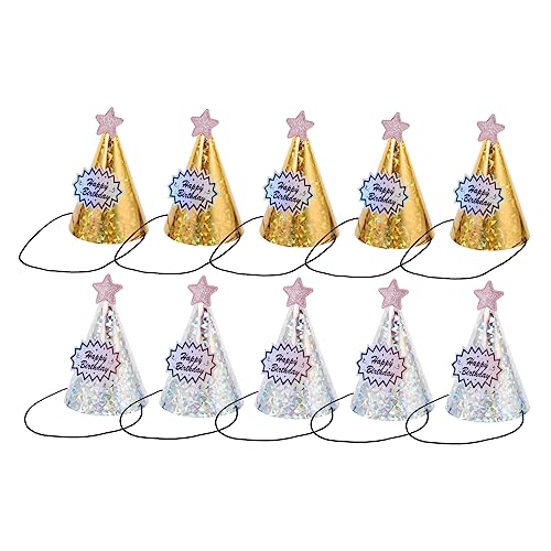 minkissy 10 Stück Teiliges Partyhüte Geburtstagsparty Mützen Leichte Sichere Papierhüte Gold und Silber für Festlichkeiten und Feierlichkeiten minkissy 10 Stück Teiliges Partyhüte Geburtstagsparty Mützen Leichte Sichere Papierhüte Gold und Silber für Festlichkeiten und Feierlichkeiten von minkissy