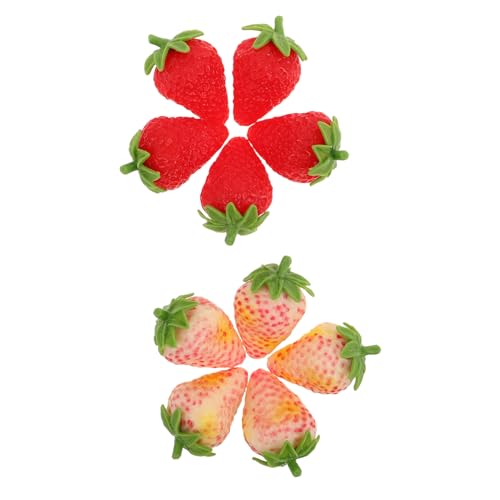 minkissy 10 Stück Teiliges Realistische Künstliche Erdbeeren Cremigem Weiß Naturgetreue Textur Vielseitige Deko und Fotorequisiten für Küche Party und Kreative Inszenierungen minkissy 10 Stück Teiliges Realistische Künstliche Erdbeeren Cremigem Weiß Naturgetreue Textur Vielseitige Deko und Fotorequisiten für Küche Party und Kreative Inszenierungen von minkissy