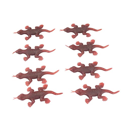 minkissy 10 Stück Teiliges Realistisches Gecko Künstliche Insekten Streich für Halloween und Aprilscherz Lebensechte Dekoration für Halloween Party und Gruselige Kostüme von minkissy
