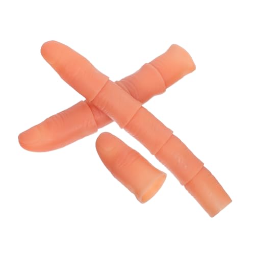 minkissy 10 Stück Teiliges Set Zaubertrick Fake Finger aus Kunststoff mit Realistischer Nageloptik Wiederverwendbar und Flexibel für Partytricks und Übung im Nageldesign minkissy 10 Stück Teiliges Set Zaubertrick Fake Finger aus Kunststoff mit Realistischer Nageloptik Wiederverwendbar und Flexibel für Partytricks und Übung im Nageldesign von minkissy