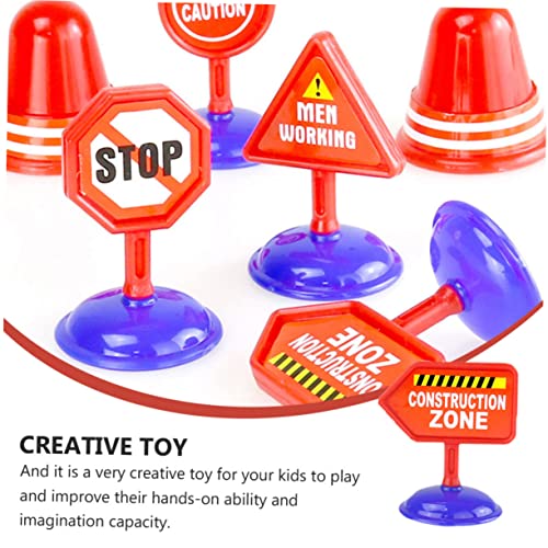 minkissy 10 Stück Teiliges Verkehrsschilder DIY Verkehrshindernisse Baustellenkegel Lernspielzeug Kreativität und Geduld für Kleine Mädchen Jungen Simulation Verkehrsszene minkissy 10 Stück Teiliges Verkehrsschilder DIY Verkehrshindernisse Baustellenkegel Lernspielzeug Kreativität und Geduld für Kleine Mädchen Jungen Simulation Verkehrsszene von minkissy