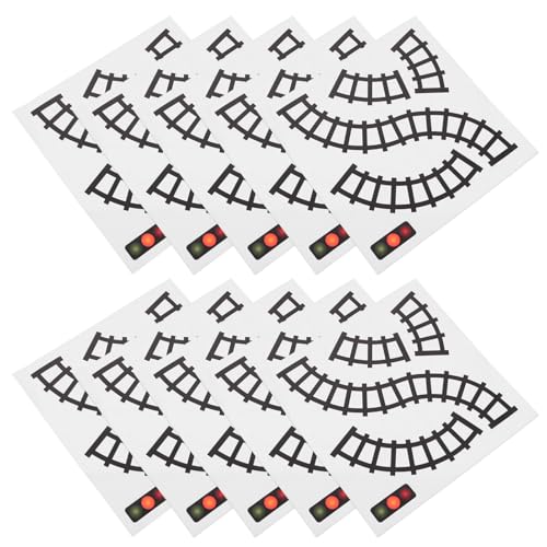 minkissy 10 Stück Verkehrsschilder Wandsticker für Kinderzimmer DIY Eisenbahnstrecken Aufkleber Kreativität und Verkehrssicherheit und Zuhausexcm minkissy 10 Stück Verkehrsschilder Wandsticker für Kinderzimmer DIY Eisenbahnstrecken Aufkleber Kreativität und Verkehrssicherheit und Zuhausexcm von minkissy
