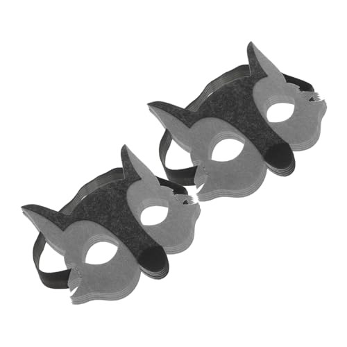 minkissy 10 Stück Wolf Maske Halbe Tiermaske aus Filz für Kostümaccessoires für Halloween Schulaufführungen und Geburtstagsfeiern minkissy 10 Stück Wolf Maske Halbe Tiermaske aus Filz für Kostümaccessoires für Halloween Schulaufführungen und Geburtstagsfeiern von minkissy