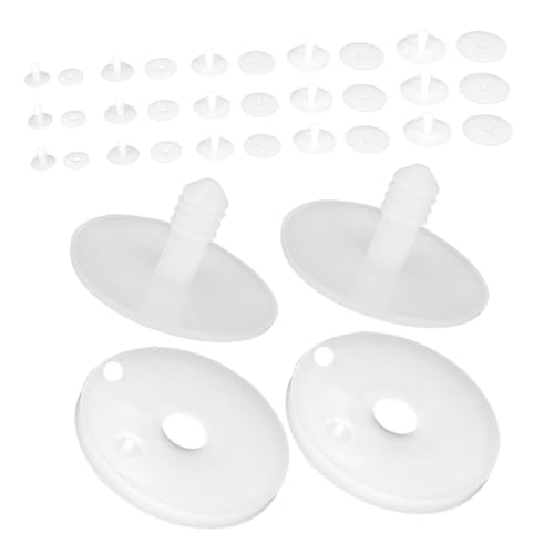 minkissy 100 Stück Bewegliche Puppengelenke Kunststoff Gelenkverbinder Flexibel für DIY Plüschbären Puppen Skelettteile Handarbeitszubehör Vielseitig Tragbar von minkissy