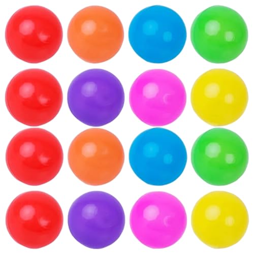 minkissy 100 Stück Bunte Kunststoffbälle für Meeresthemen für Fördert Hand Augen Koordination und Bewegung für Partys und Spielplätze von minkissy