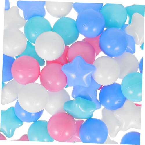 minkissy 100 Stück Bunte Spielbälle für Runde und Sternform für Spielplätze und Sensorisches Fördert Motorische Fähigkeiten und Kreative Spielmöglichkeiten minkissy 100 Stück Bunte Spielbälle für Runde und Sternform für Spielplätze und Sensorisches Fördert Motorische Fähigkeiten und Kreative Spielmöglichkeiten von minkissy