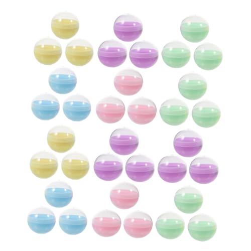 minkissy 100 Stück Halbtransparente Macaronfarbene PP Kugeln zum Befüllen Vielseitige Kunststoffkugeln für Greifautomaten DIY Bastelprojekte Aufbewahrung von Kaugummi und Dekorationen minkissy 100 Stück Halbtransparente Macaronfarbene PP Kugeln zum Befüllen Vielseitige Kunststoffkugeln für Greifautomaten DIY Bastelprojekte Aufbewahrung von Kaugummi und Dekorationen von minkissy