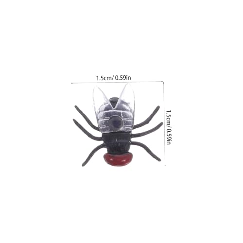 minkissy 100 Stück Halloween Fake Fliegen Realistische Simulierte Insekten Scherzartikel Leicht Tragbar Für Party Karneval Kostümdeko minkissy 100 Stück Halloween Fake Fliegen Realistische Simulierte Insekten Scherzartikel Leicht Tragbar Für Party Karneval Kostümdeko von minkissy