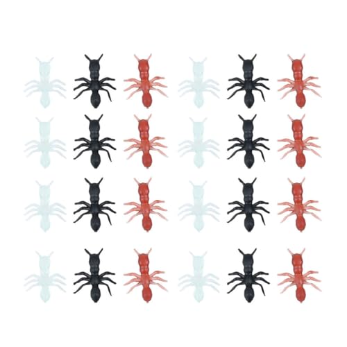 minkissy 100 Stück Halloween Simulation Ameisen Lustige Streichspielzeuge aus Kunststoff für Gruseldekoration und Partys minkissy 100 Stück Halloween Simulation Ameisen Lustige Streichspielzeuge aus Kunststoff für Gruseldekoration und Partys von minkissy