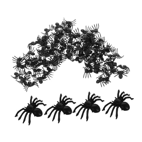 minkissy 100 Stück Halloween Spinnen Dekorationen Realistische Schwarze Mini Spinnen für Gruselige Partys Indoor und Outdoor Deko Lustige Halloween Requisiten für Feiern minkissy 100 Stück Halloween Spinnen Dekorationen Realistische Schwarze Mini Spinnen für Gruselige Partys Indoor und Outdoor Deko Lustige Halloween Requisiten für Feiern von minkissy