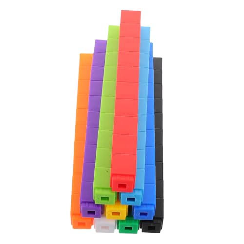 minkissy 100 Stück Mathematik Rechenwürfel aus Kunststoff Lernspielzeug für und Rechenhilfe für Frühkindliche Bildung und Mathematische Fähigkeiten von minkissy