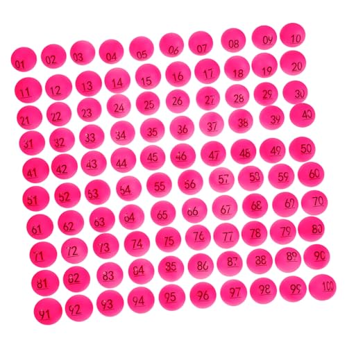 minkissy 100 Stück Nummerierte Kunststoff Bingo und Tischtennisbälle für Verlosungen und Partyspiele Leicht Transparente Zahlen für Faire Events und Vielseitigen Einsatz bei minkissy 100 Stück Nummerierte Kunststoff Bingo und Tischtennisbälle für Verlosungen und Partyspiele Leicht Transparente Zahlen für Faire Events und Vielseitigen Einsatz bei von minkissy