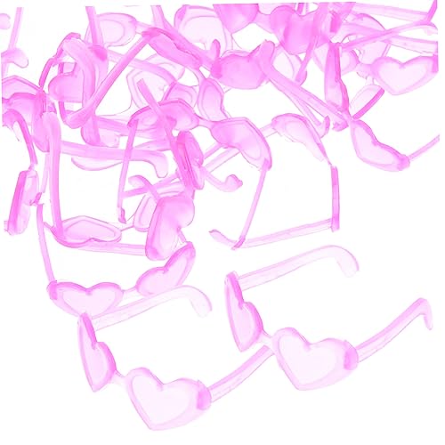 minkissy 100 Stück Puppenbrillen Mini Sonnenbrillen Zubehör für Accessoires für Puppen Kreative Spielzeugbrillen für Mädchen zum Basteln von minkissy