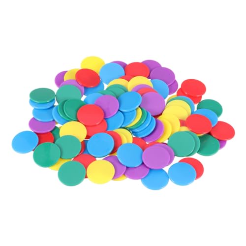 minkissy 100 Stück Teiliges Spielchips Runde Farbige Acryl Chips und Lernchips für Kindergarten und Bingo zum Rechnen Sortieren Hause Laden minkissy 100 Stück Teiliges Spielchips Runde Farbige Acryl Chips und Lernchips für Kindergarten und Bingo zum Rechnen Sortieren Hause Laden von minkissy