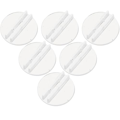 minkissy 100Stücke Kartenhalter aus Kunststoff Transparente Basis für Visitenkarten und Spielkarten Stabil und Langlebig für Schreibtisch und Veranstaltungen von minkissy