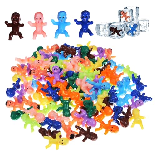minkissy 100Stücke Mini Plastikbabys Puppen Lustige Deko für Babypartys Eiswürfel Kleine Figuren für Kreative Dekorationen und Partyspiele minkissy 100Stücke Mini Plastikbabys Puppen Lustige Deko für Babypartys Eiswürfel Kleine Figuren für Kreative Dekorationen und Partyspiele von minkissy