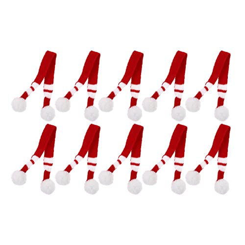 minkissy 10Stücke Mini Schals für Puppen Dekorative Wollschals Rot und Grün Zubehör für Partys und Feiertage für Spielzeuge und Mini Schneemänner minkissy 10Stücke Mini Schals für Puppen Dekorative Wollschals Rot und Grün Zubehör für Partys und Feiertage für Spielzeuge und Mini Schneemänner von minkissy