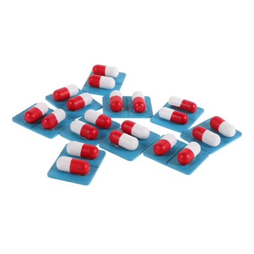 minkissy 10Stücke Teiliges Arztspielzeug Kapsel Set für Realistische Medizinspielzeuge Kreativität und Rollenspiel Zubehör für Fantasievolle Arztspiele von minkissy