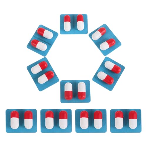 minkissy 10Stücke Teiliges Arztspielzeug Set für Simulations Medizinspielzeug mit Kapseln Fördert Rollenspiele und Kreativität für Jungen und Mädchen minkissy 10Stücke Teiliges Arztspielzeug Set für Simulations Medizinspielzeug mit Kapseln Fördert Rollenspiele und Kreativität für Jungen und Mädchen von minkissy