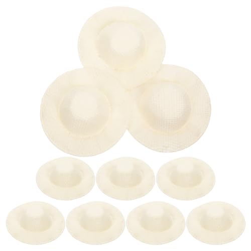 minkissy 10Stücke Teiliges Miniatur Strohhüte für Puppen DIY Handwerkszubehör für Puppendekoration Basteln und Kostüme für Miniaturpuppen und Besondere Anlässe minkissy 10Stücke Teiliges Miniatur Strohhüte für Puppen DIY Handwerkszubehör für Puppendekoration Basteln und Kostüme für Miniaturpuppen und Besondere Anlässe von minkissy