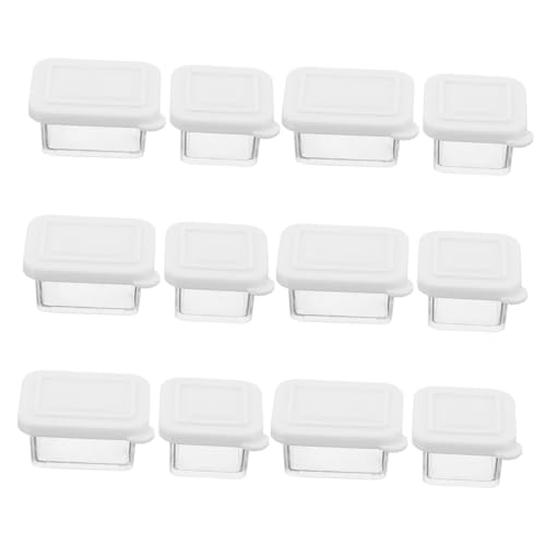 minkissy 12 Sätze Teiliges Set Dollhouse Miniatur Lebensmittelboxen Transparente Snackbehälter für Kreatives Rollenspiel und Dekoration Miniatur Zubehör für Puppenhäuser Fördert die minkissy 12 Sätze Teiliges Set Dollhouse Miniatur Lebensmittelboxen Transparente Snackbehälter für Kreatives Rollenspiel und Dekoration Miniatur Zubehör für Puppenhäuser Fördert die von minkissy