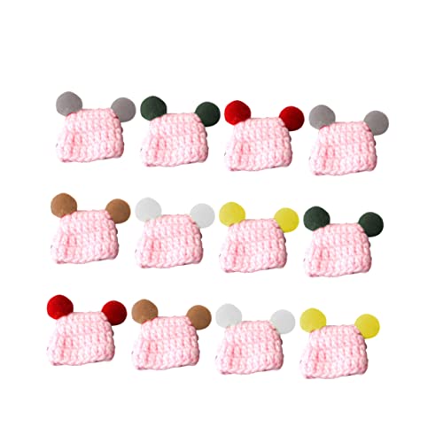 minkissy 12 Stück DIY Mini Hüte Dekorationen Strickmützen Handgemachte Bastelmaterialien für Mädchen Puppen Gemischte Farben minkissy 12 Stück DIY Mini Hüte Dekorationen Strickmützen Handgemachte Bastelmaterialien für Mädchen Puppen Gemischte Farben von minkissy