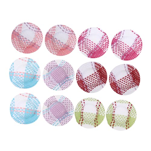 minkissy 12 Stück Mini Hüte Bunte Papierhüte für DIY Bastelprojekte Puppenaccessoires Dekoration und Schmuckherstellung Sechs Farben für Kreative minkissy 12 Stück Mini Hüte Bunte Papierhüte für DIY Bastelprojekte Puppenaccessoires Dekoration und Schmuckherstellung Sechs Farben für Kreative von minkissy