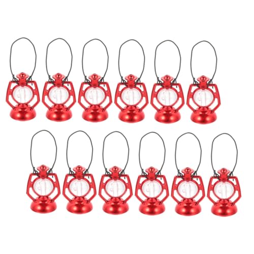 minkissy 12 Stück Miniatur Kerosinlampe Teiliges Retro Design für Puppenhaus Mikro Landschaftsdekoration Form Leicht und Tragbar Weihnachtsbaum Deko minkissy 12 Stück Miniatur Kerosinlampe Teiliges Retro Design für Puppenhaus Mikro Landschaftsdekoration Form Leicht und Tragbar Weihnachtsbaum Deko von minkissy