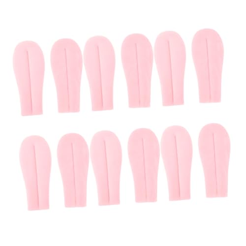 minkissy 12 Stück Realistische DIY Zungenaccessoires für Puppenherstellung Bunte Kleine Zungen für Kreative Handwerksprojekte für Handgemachte Tierpuppen und Stofftiere von minkissy