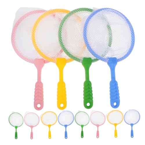 minkissy 12stücke Fischernetze Für Junge Mädchen Aus Kunststoff Leichtes Fangnetz Zum Sammeln Von Wasserspielzeug Geeignet Für Badezimmer Und Strand Der Koordination Und Feinmotorik von minkissy