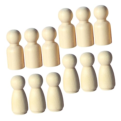 minkissy 12 Stück Teiliges DIY Holzfiguren Mini Holzpuppen Unbemalt zum Bemalen und Basteln Leichte Holzmodelle für Puppenhaus Dekoration und Kreative Handwerksprojekte minkissy 12 Stück Teiliges DIY Holzfiguren Mini Holzpuppen Unbemalt zum Bemalen und Basteln Leichte Holzmodelle für Puppenhaus Dekoration und Kreative Handwerksprojekte von minkissy
