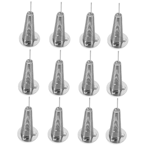 minkissy 12 Stück Teiliges Doll Spring Base mit Flexibler Metallfeder Dehnbarer Schwingfeder für DIY Schüttelnde Puppen Robustes Zubehör für Autoarmaturenbrett und Bastelprojekte Kompakt von minkissy