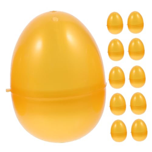 minkissy 12 Stück Teiliges Goldene Aufklappbare Füll Eier aus Kunststoff Kreative Geschenkverpackung und Party Kapseln für Geschenke und Festliche Dekoration minkissy 12 Stück Teiliges Goldene Aufklappbare Füll Eier aus Kunststoff Kreative Geschenkverpackung und Party Kapseln für Geschenke und Festliche Dekoration von minkissy