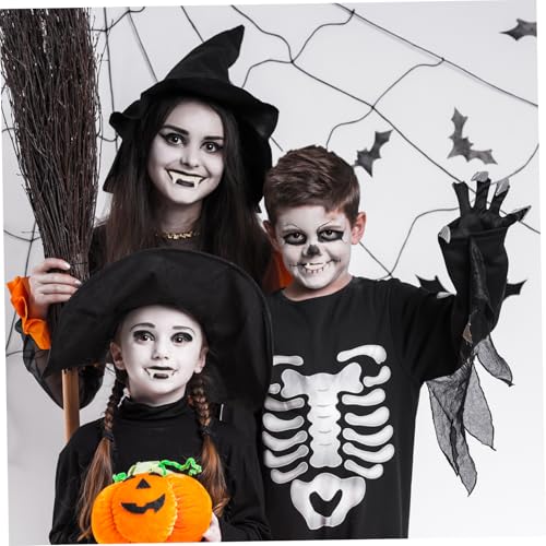 minkissy 12 Stück Teiliges Halloween Vampirzähne Realistisches Halloween Gebiss Gruselige Kostümzähne für Horror und Mottopartys Dekoration und Partyaccessoire von minkissy