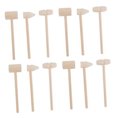 minkissy 12 Stück Teiliges Holz Mini Hammer für Motorisches Lernspielzeug zur Hand Auge Koordination Kreatives Montessori Holzspielzeug als Kinderspielzeug und Dekoration minkissy 12 Stück Teiliges Holz Mini Hammer für Motorisches Lernspielzeug zur Hand Auge Koordination Kreatives Montessori Holzspielzeug als Kinderspielzeug und Dekoration von minkissy