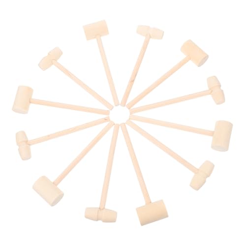 minkissy 12 Stück Teiliges Holzspielzeug Mini Hämmer aus Glattem Sicherem Handliches Motorikspielzeug für Handtraining Vielseitig Einsetzbar für Kuchen Seafood und Freizeitspaß minkissy 12 Stück Teiliges Holzspielzeug Mini Hämmer aus Glattem Sicherem Handliches Motorikspielzeug für Handtraining Vielseitig Einsetzbar für Kuchen Seafood und Freizeitspaß von minkissy