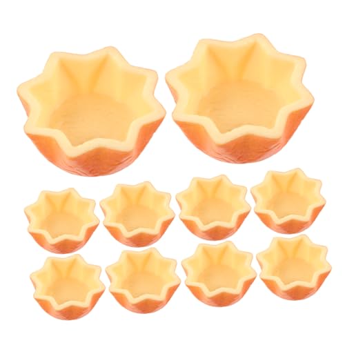minkissy 12 Stück Teiliges Mini Kuchen Tablett Realistische Cupcake Deko Künstliche Dessert Modelle für Puppenhaus DIY Backspielzeug für Familienspaß von minkissy